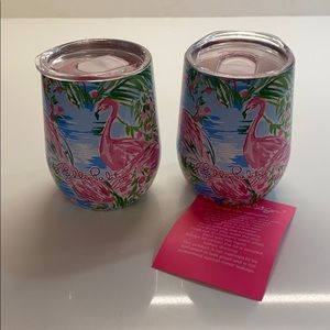 Set of 2 Lilly Pulitzer insulated tumblers